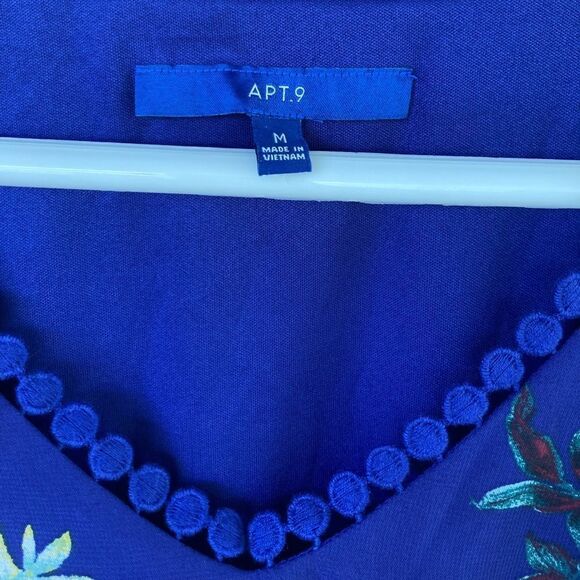 Apt. 9 V-neck Sleeveless Floral Hi-low Self-tie Midi/maxi  Dress - Picture 5 of 5